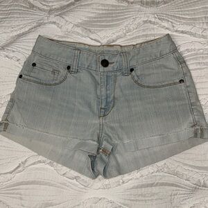 American Rag denim shorts, high-waisted